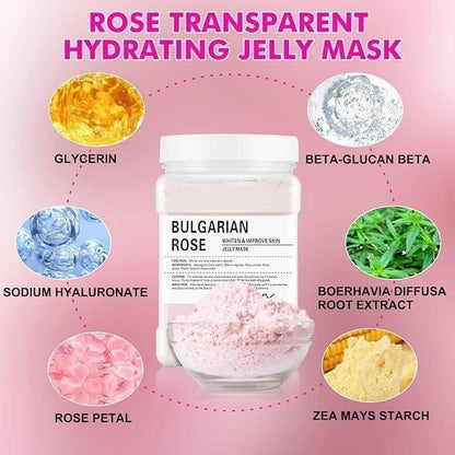 Professional Peel-Off Hydro Bulgarian Rose Jelly Face Mask